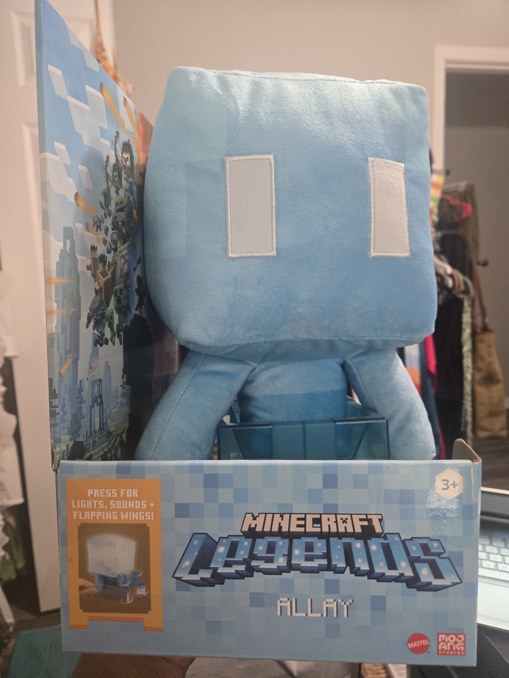 Minecraft Legends Allay Plush Toy - Blue